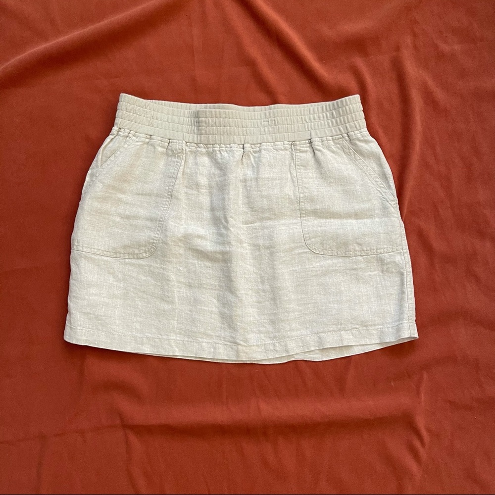 Linen Mini Skirt